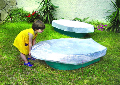 Песочница-бассейн PalPlay Лодочка 311 с покрытием