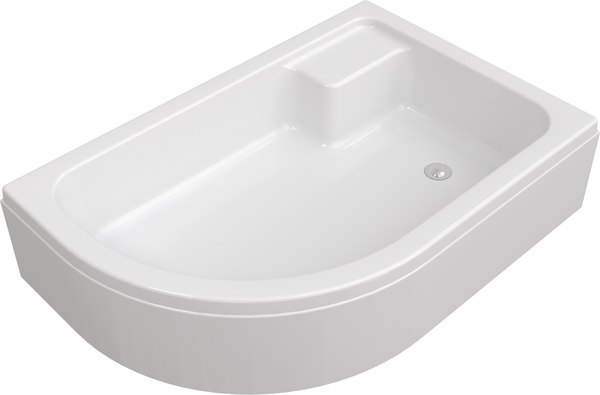 Душевой поддон Triton Полукруглый ПД19 120x80 - фото