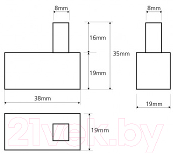 Крючок для ванной Bemeta Beta 132106132