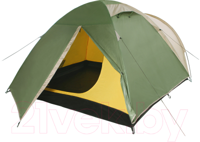Палатка BTrace Canio 3 / T0232 (зеленый/бежевый)