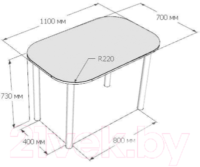 Обеденный стол Senira Р-001-02