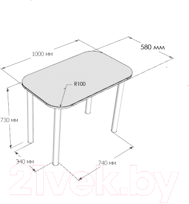 Обеденный стол Senira Р-001