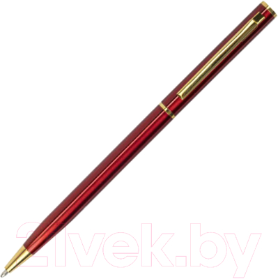 Ручка шариковая Brauberg Slim Burgundy / 141403 - фото