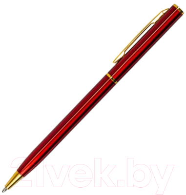 Ручка шариковая Brauberg Slim Burgundy / 141403