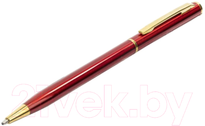 Ручка шариковая Brauberg Slim Burgundy / 141403