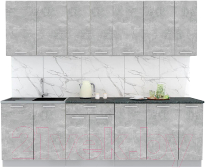 Готовая кухня Интерлиния Мила Лайт 2.5 - фото