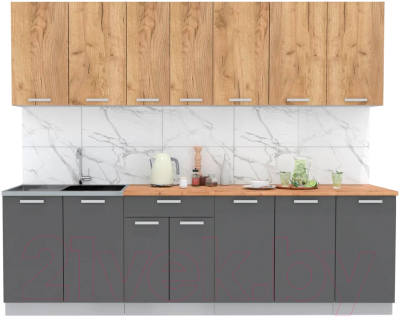 Готовая кухня Интерлиния Мила Лайт 2.6 - фото