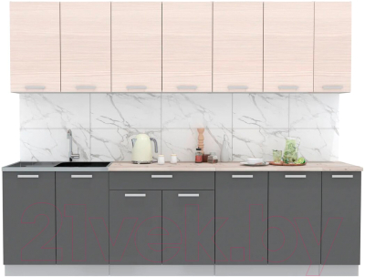 Готовая кухня Интерлиния Мила Лайт 2.7 - фото