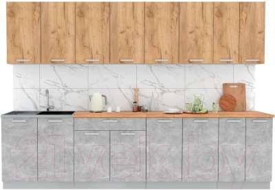 Готовая кухня Интерлиния Мила Лайт 3.0 - фото