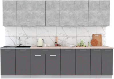 Готовая кухня Интерлиния Мила Лайт 3.0 - фото