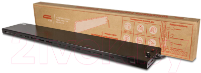 Теплый плинтус электрический CTH Р-1Т (Ч)