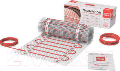 Теплый пол электрический CTH Квадрат тепла КМ-300-2.0 - фото