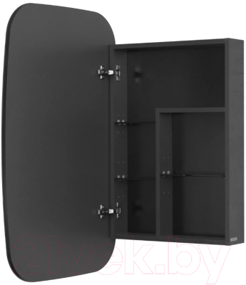 Шкаф с зеркалом для ванной Акватон Сохо 60 L (1A258302AJA0L)