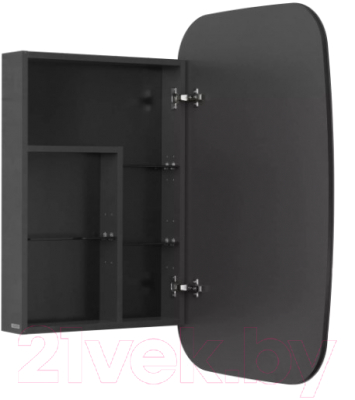 Шкаф с зеркалом для ванной Акватон Сохо 60 R (1A258302AJA0R)