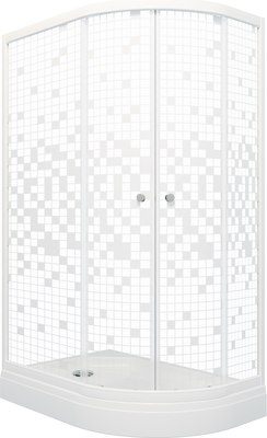 Душевой уголок Triton Коралл А Мозаика 120x80 L - фото