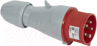 Вилка силовая Legrand 3Р+N+E IP44 16А 380V / 90119 - фото