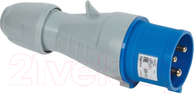 Вилка силовая Legrand 2Р+Е IP44 32А 230V / 90107 - фото