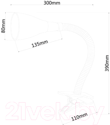 Настольная лампа Arte Lamp Cord A1210LT-1BK