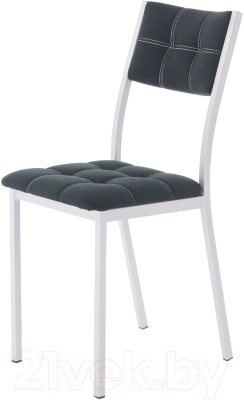 Стул AMC Comfort 3.5.1 (ткань черный/серебристый) - фото