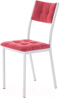 Стул AMC Comfort 3.5.8 (ткань красный/серебристый) - фото