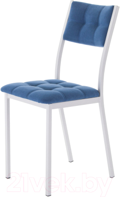 Стул AMC Comfort 3.5.12 (ткань синий/серебристый) - фото