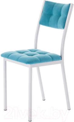 Стул AMC Comfort 3.5.13 (ткань бирюзовый/серебристый) - фото