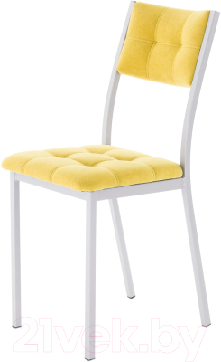 Стул AMC Comfort 3.5.15 (ткань желтый/серебристый) - фото