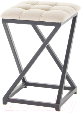 Табурет AMC Comfort 8.1.3 (ткань бежевый/черный) - фото