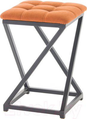 Табурет AMC Comfort 8.1.4 (ткань терракот/черный) - фото