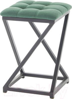 Табурет AMC Comfort 8.1.9 (ткань зеленый/черный) - фото
