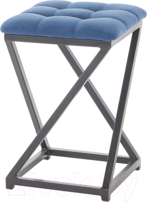 Табурет AMC Comfort 8.1.12 (ткань синий/черный) - фото