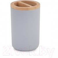 Стакан для зубной щетки и пасты Альтернатива Бамбук / М8057 - фото
