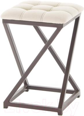 Табурет AMC Comfort 8.2.3 (ткань бежевый/коричневый) - фото