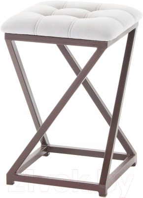 Табурет AMC Comfort 8.2.6 (ткань серый/коричневый) - фото