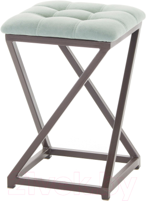 Табурет AMC Comfort 8.2.10 (ткань мятный/коричневый) - фото