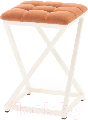 Табурет AMC Comfort 8.3.4 (ткань терракот/слоновая кость) - фото