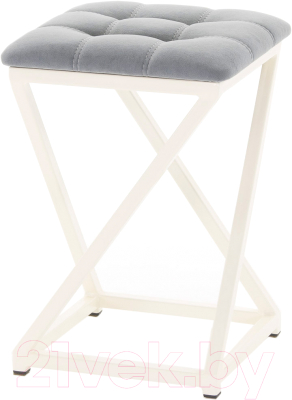 Табурет AMC Comfort 8.3.5 (ткань графит/слоновая кость) - фото