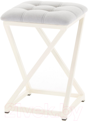 Табурет AMC Comfort 8.3.6 (ткань серый/слоновая кость) - фото