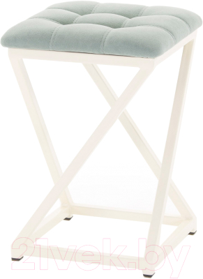 Табурет AMC Comfort 8.3.10 (ткань мятный/слоновая кость) - фото