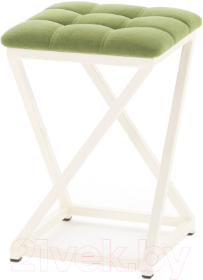 Табурет AMC Comfort 8.3.11 (ткань фисташковый/слоновая кость) - фото
