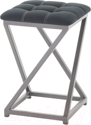 Табурет AMC Comfort 8.4.1 (ткань черный/графит) - фото