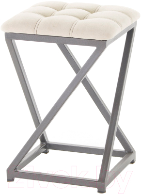 Табурет AMC Comfort 8.4.3 (ткань бежевый/графит) - фото
