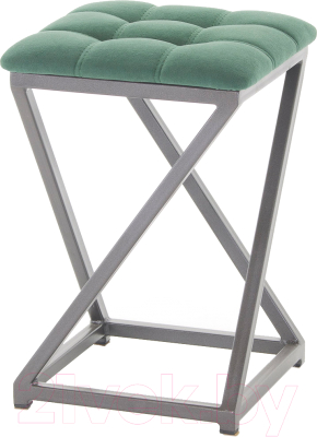 Табурет AMC Comfort 8.4.9 (ткань зеленый/графит) - фото