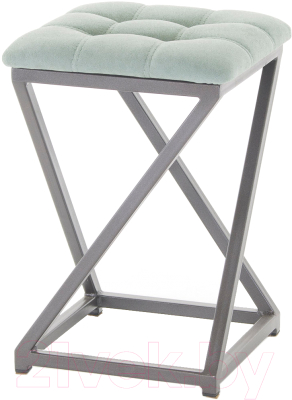 Табурет AMC Comfort 8.4.10 (ткань мятный/графит) - фото