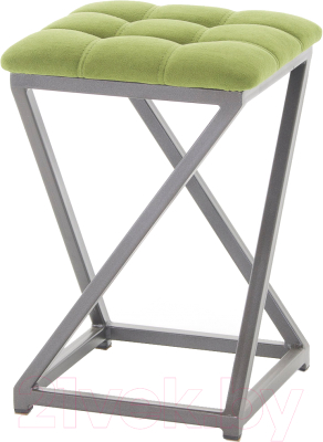 Табурет AMC Comfort 8.4.11 (ткань фисташковый/графит) - фото
