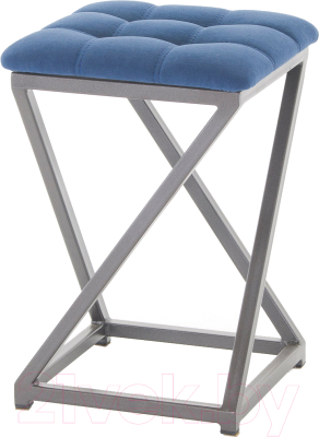 Табурет AMC Comfort 8.4.12 (ткань синий/графит) - фото
