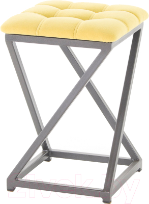 Табурет AMC Comfort 8.4.15 (ткань желтый/графит) - фото