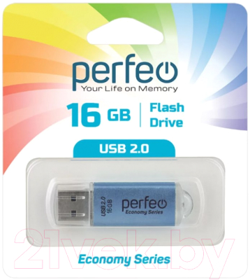 USB flash накопитель Perfeo 16GB E01 / PF-E01N016ES