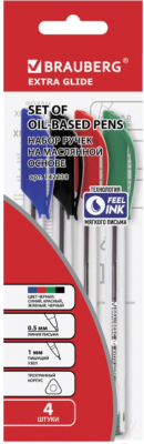 Набор шариковых ручек Brauberg Extra Glide / 142138 - фото