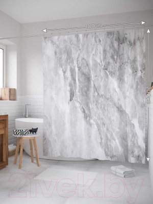 Шторка-занавеска для ванны JoyArty Неизвестная туманность / sc_18902